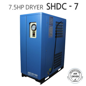 SHDC-7.5,7.5마력드라이어,7.5HP드라이어,콤프레샤수분제거,에프터쿨러+에어드라이어+에어휠터 2EA 