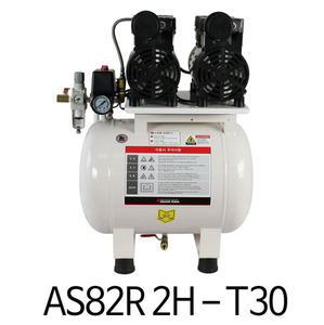 에어센 저소음 오일레스 콤프레샤 AS82R 2H-T30 (2HP) GAST 펌프